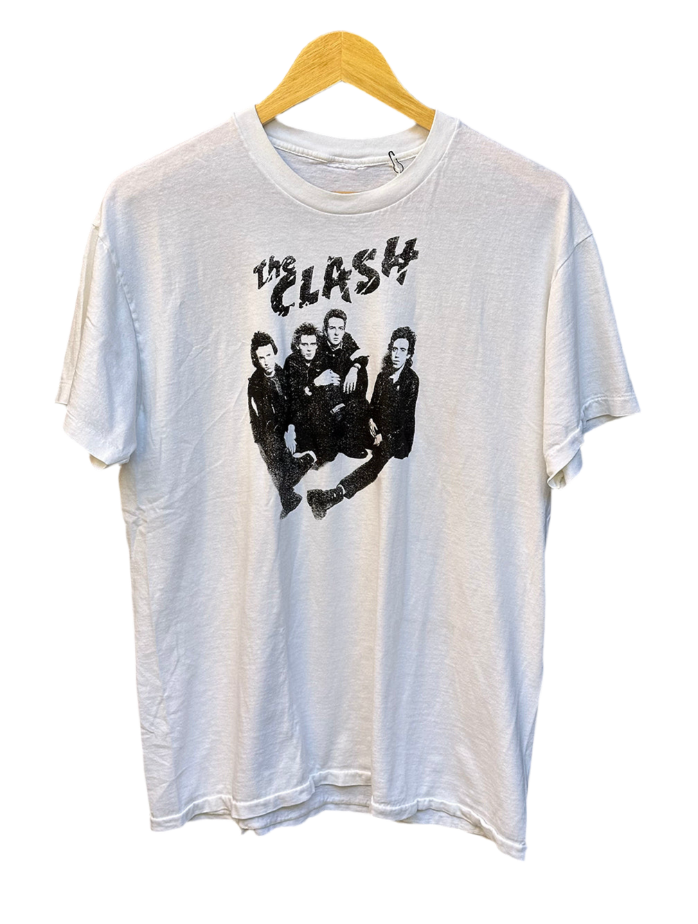 Vintage Tee Knit "The Clash" White