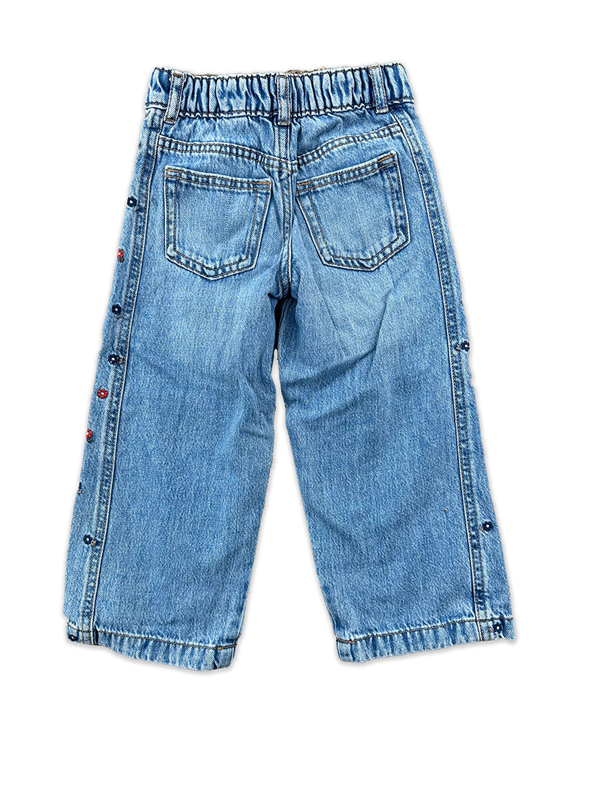 Pants Kids Denim size 4T by Zara