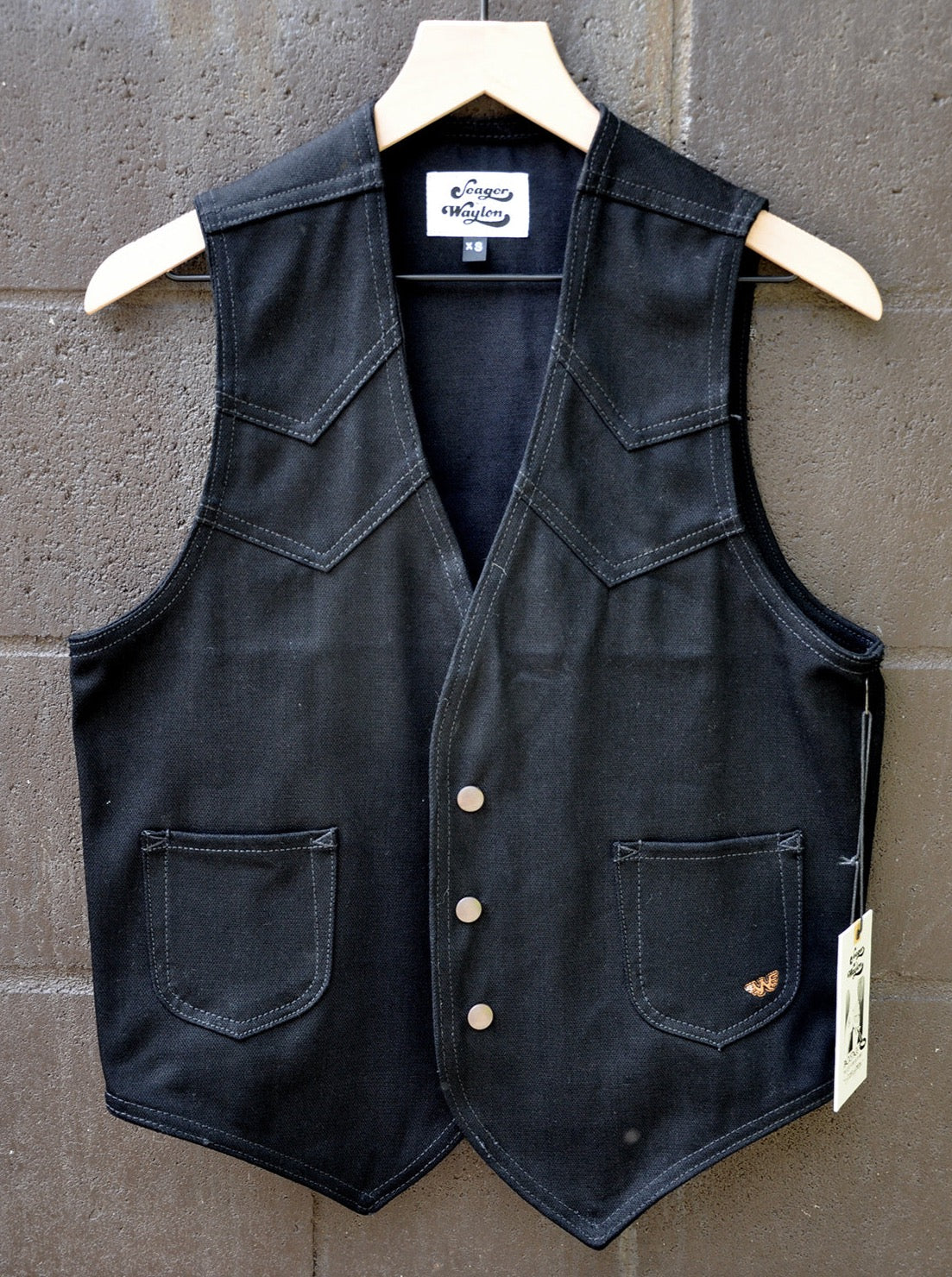 Vest Black "Waylon" by Seager 10206