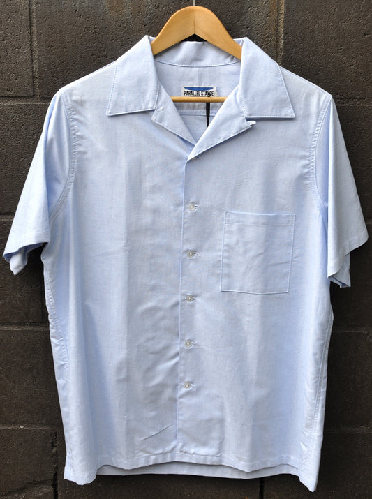 Shirt Button Down "Drop Knee" Oxford Cloth - Blue by Parallel Stance