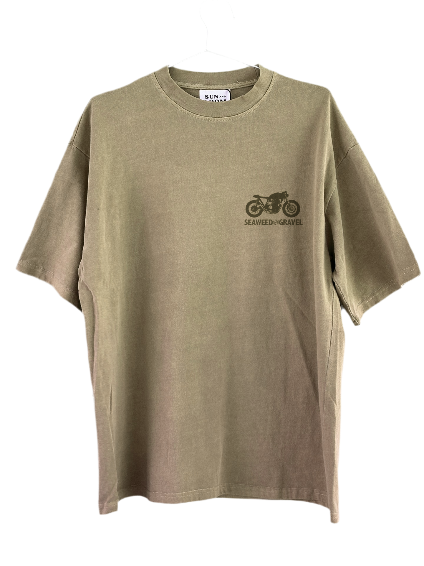 T-Shirt "Moto" Heavyweight Army