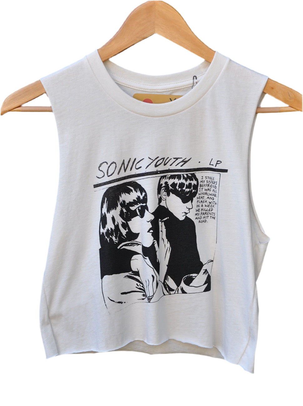 Vintage Crop Muscle Tee "Sonic Youth" 10160 M