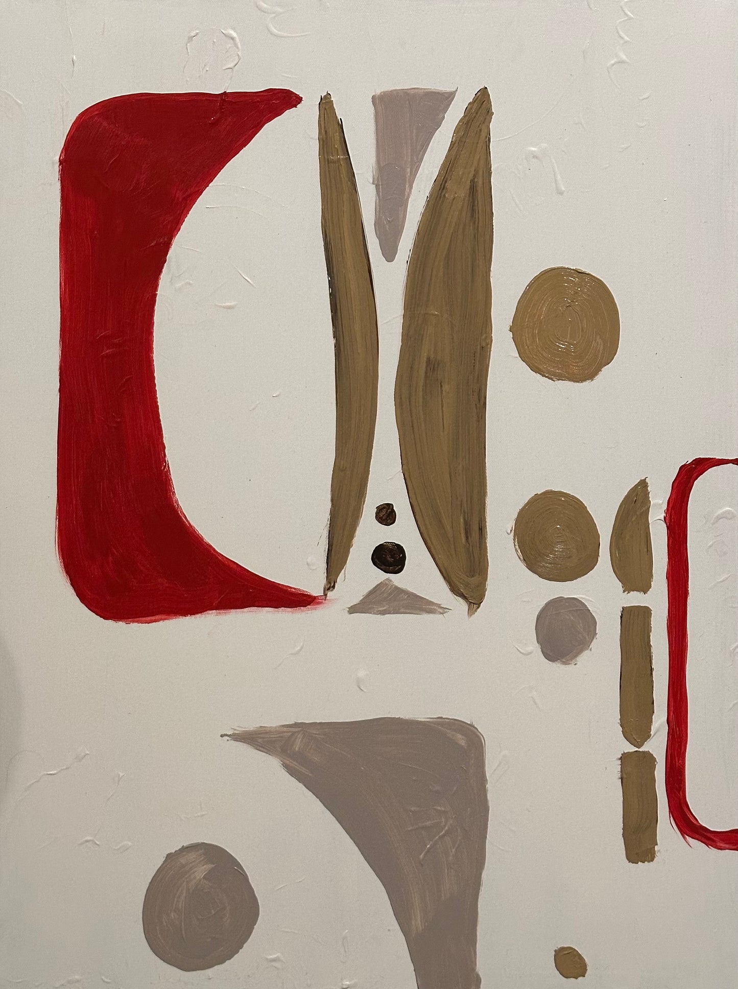 Painting Original Art "Objects on Vacation" 18" x 24”