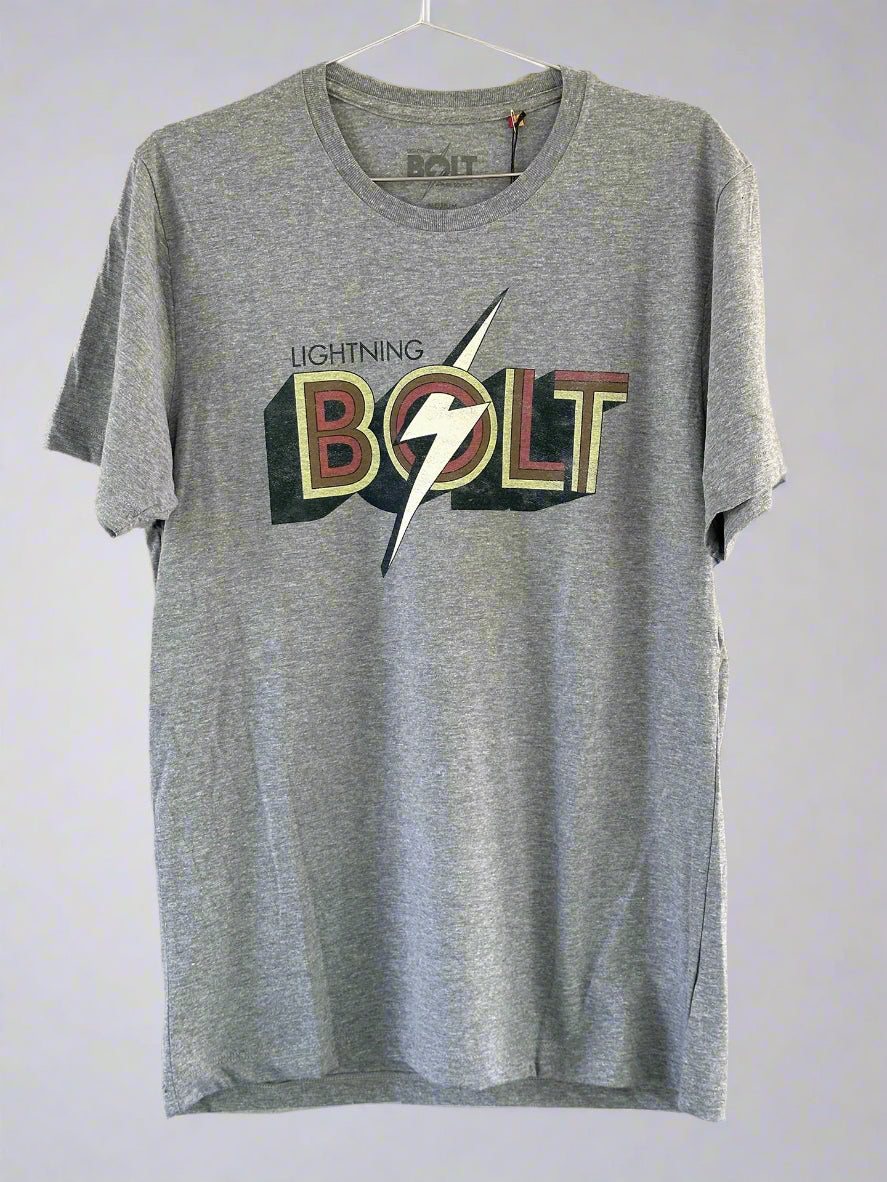 T-Shirt "Bolt Distressed" by Lightning Bolt H.Gray