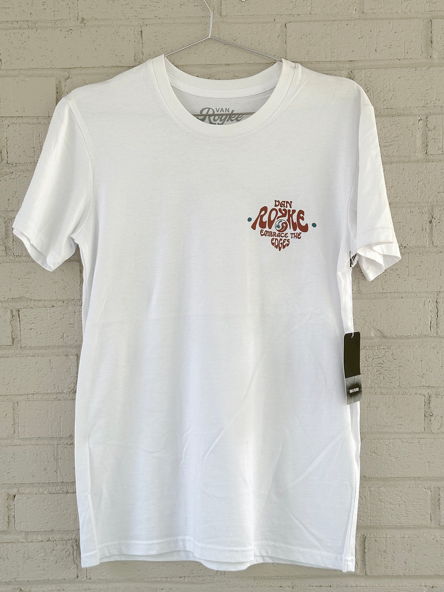 T-Shirt "Embrace the Edges" by Van Royke White