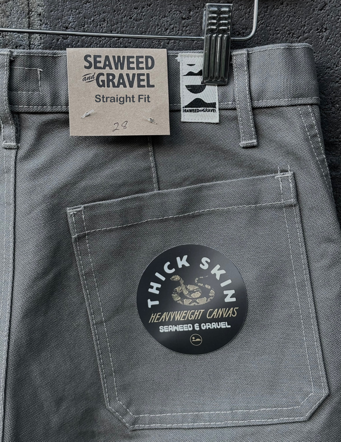 Canvas Pant "Malcolm" Gray