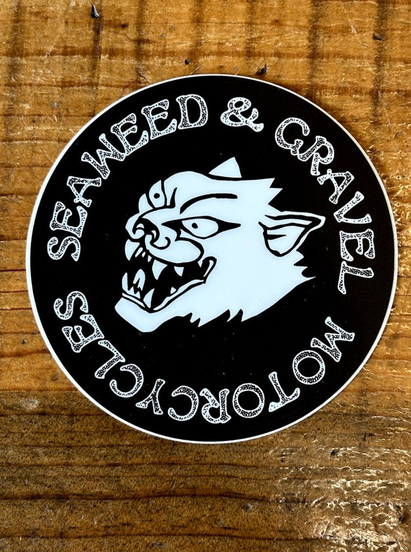 Stickers Circle Seaweed & Gravel