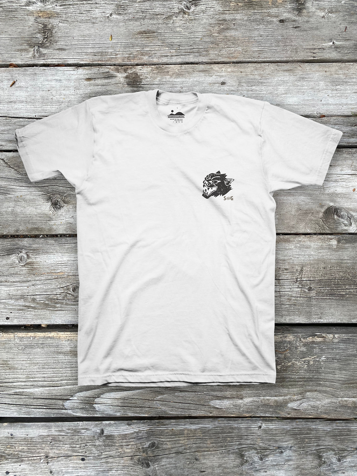 T-Shirt "Panther" White S/S