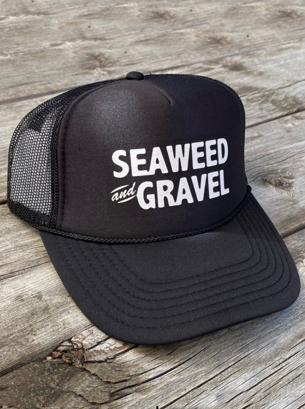 Cap Trucker Seaweed & Gravel Logo