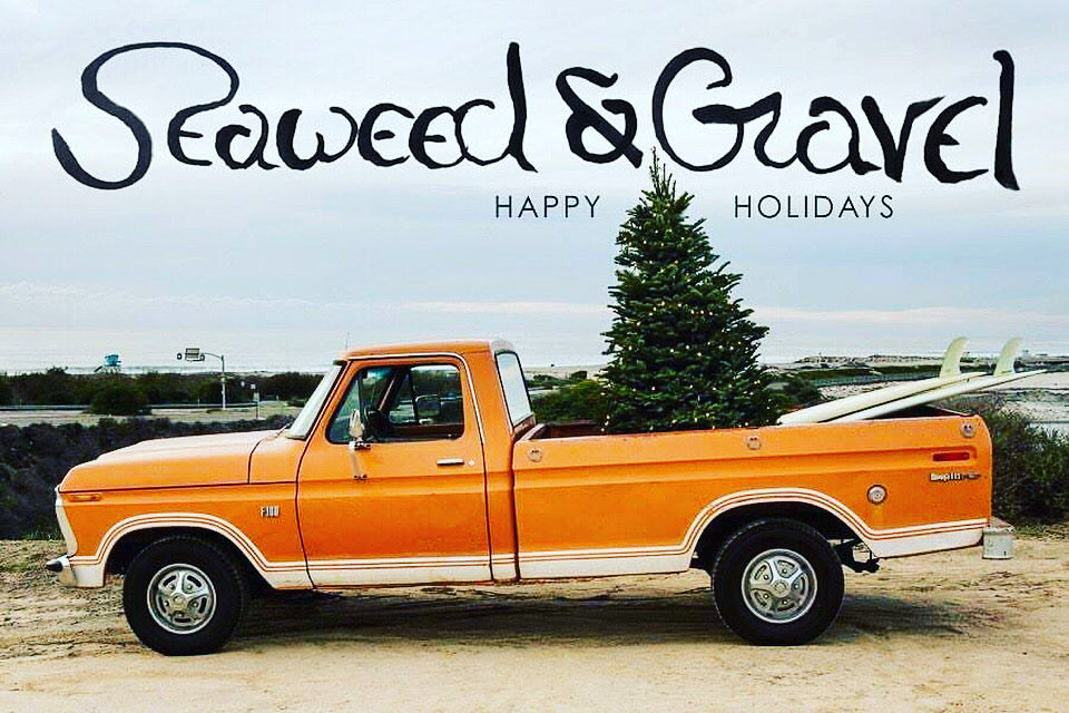 Happy Holidays from Seaweed and Gravel