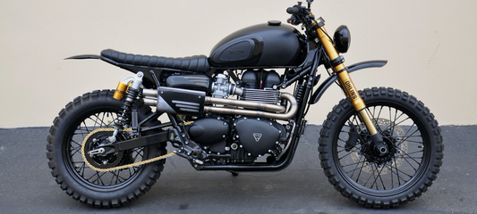 Brady Young's Triumph Scrambler 2017 Build