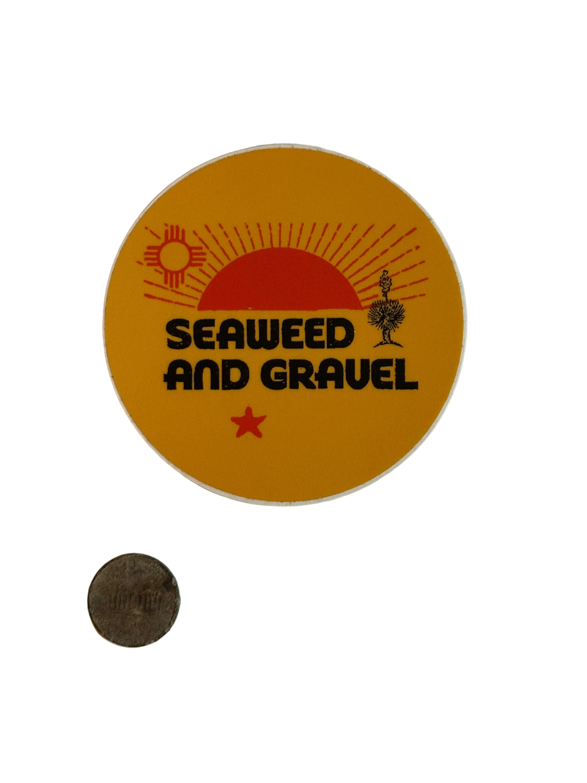 Stickers Deluxe Seaweed and Gravel Desert Circle