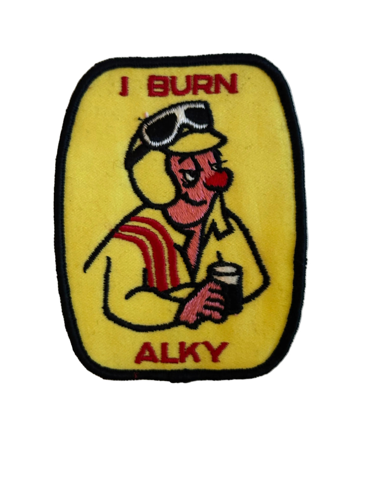 Vintage Patch I Burn Alky