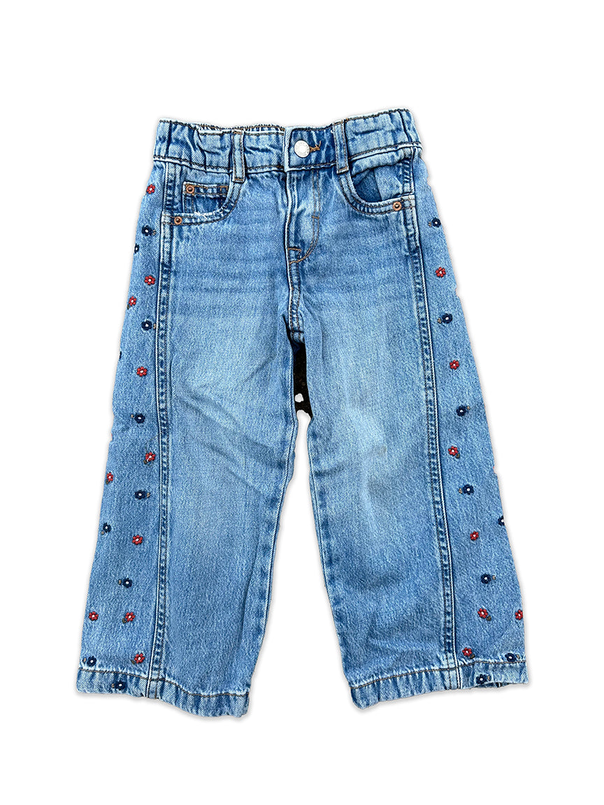 Pants Kids Denim size 4T by Zara