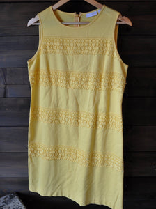 Vintage Dress Yellow 40158 S