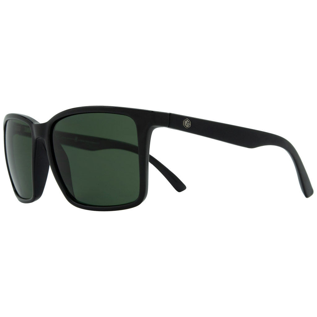 Sunglasses Ensea "Ramble On" Black Polarized Vintage Green