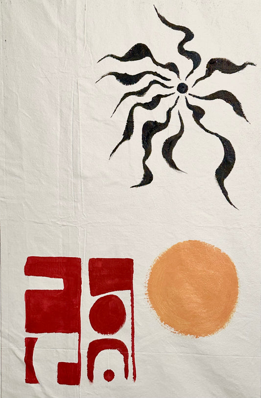 Painting Original Art "Three Moments" 24” x 36”