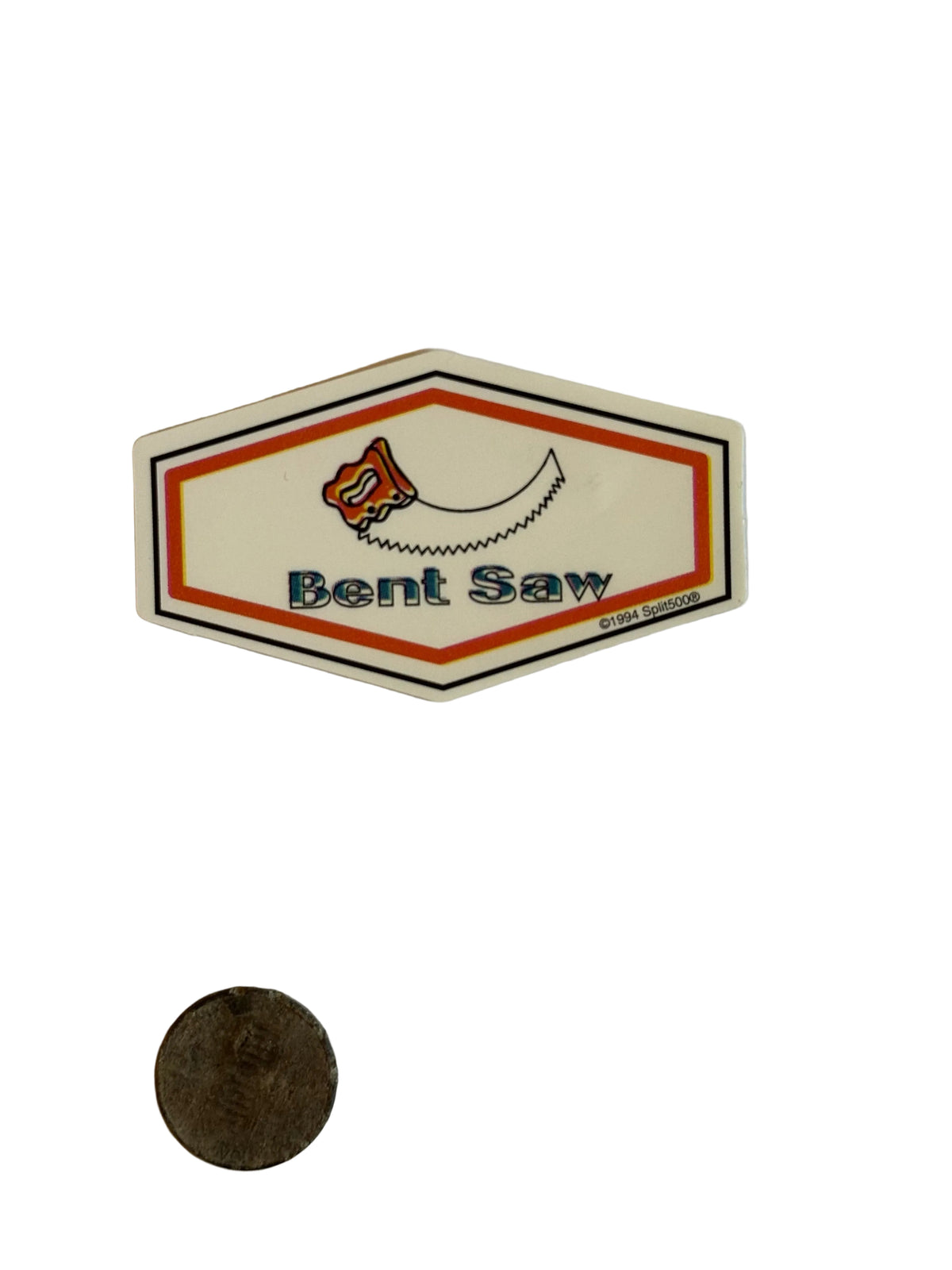 Stickers Vintage SPLIT Clothing Bent Saw