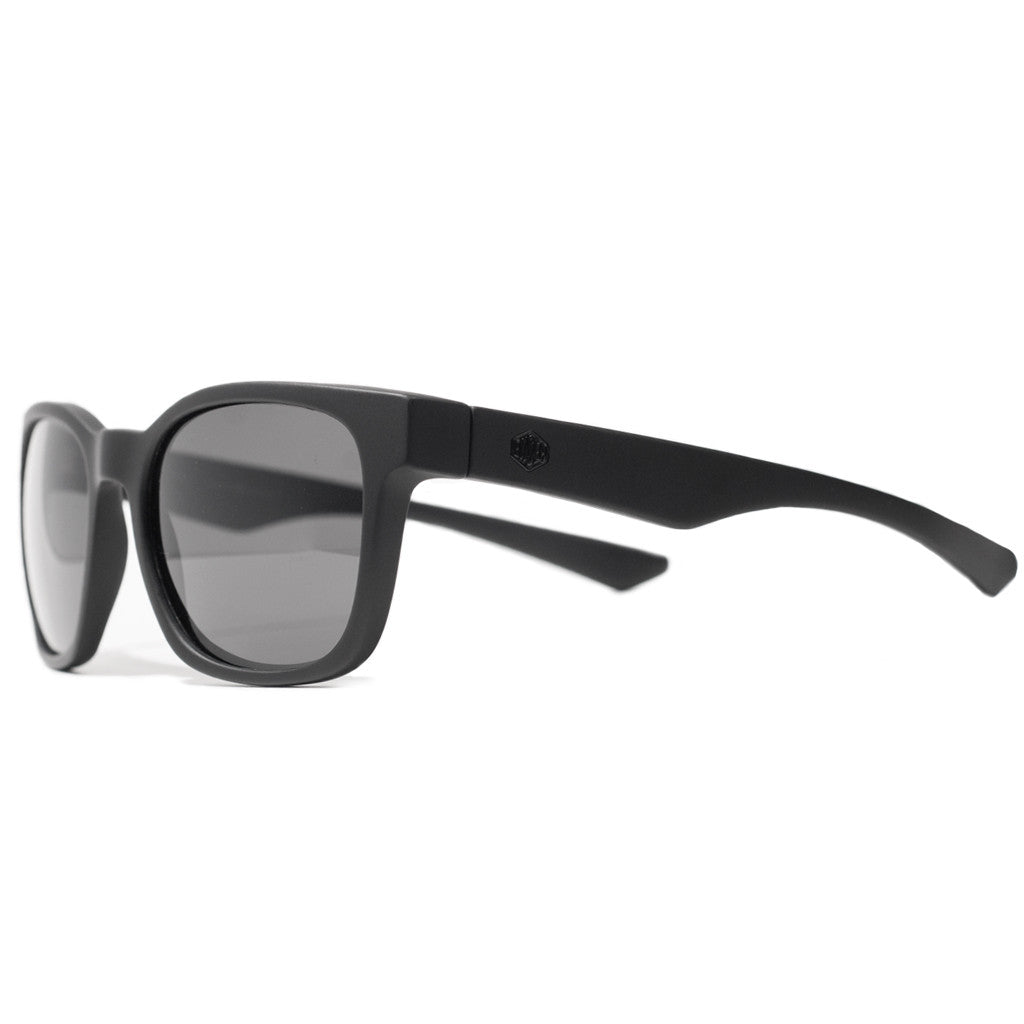 Sunglasses Ensea "Flat Six" Black Matte Polarized Smoke