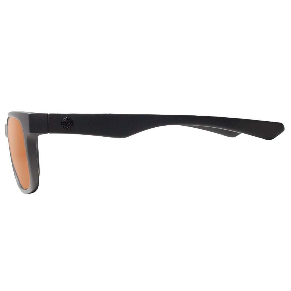 Sunglasses Ensea "Flat Six" Black Matte Polarized Bronze