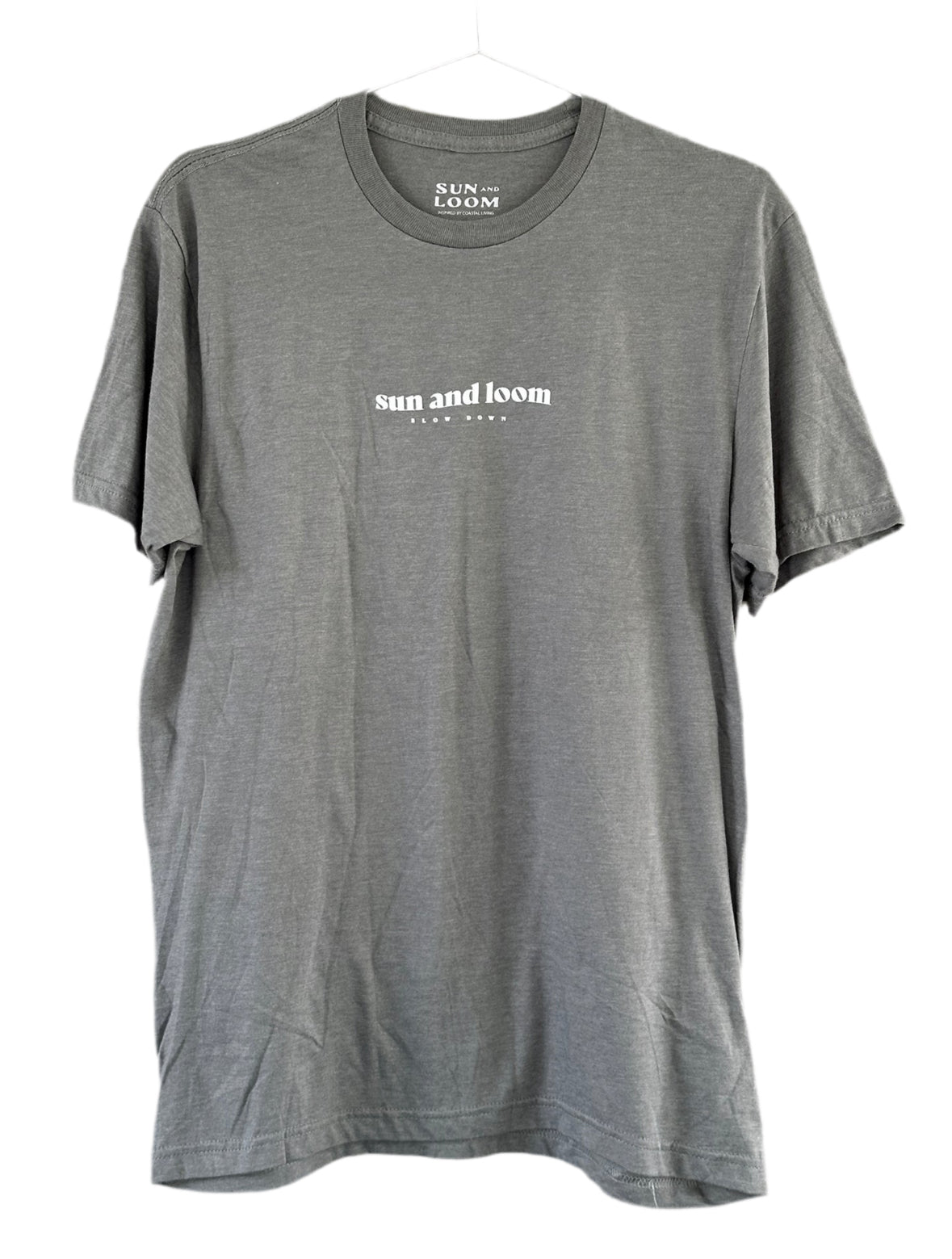 T-Shirt "Slow Down" by Sun & Loom Gray