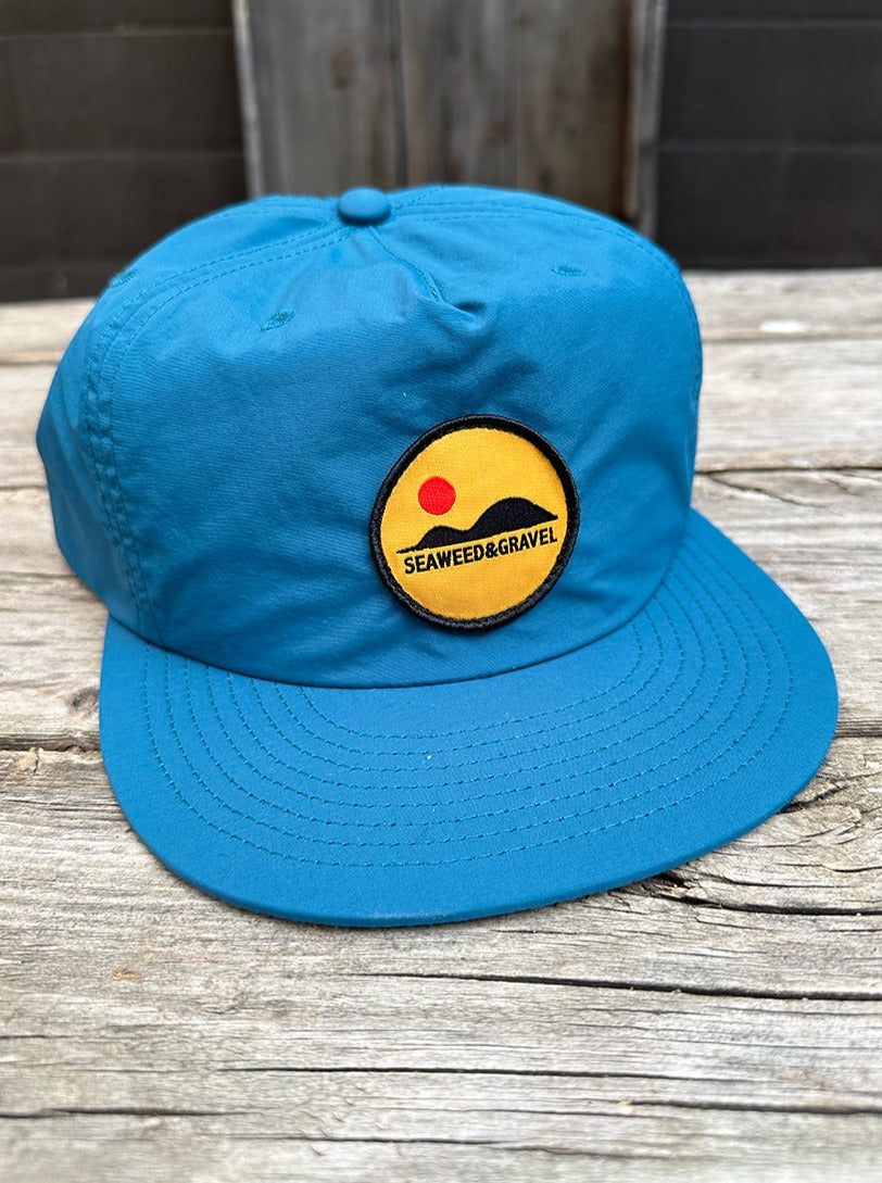 Cap "Hills" Nylon Dark Teal Hat by Seaweed and Gravel