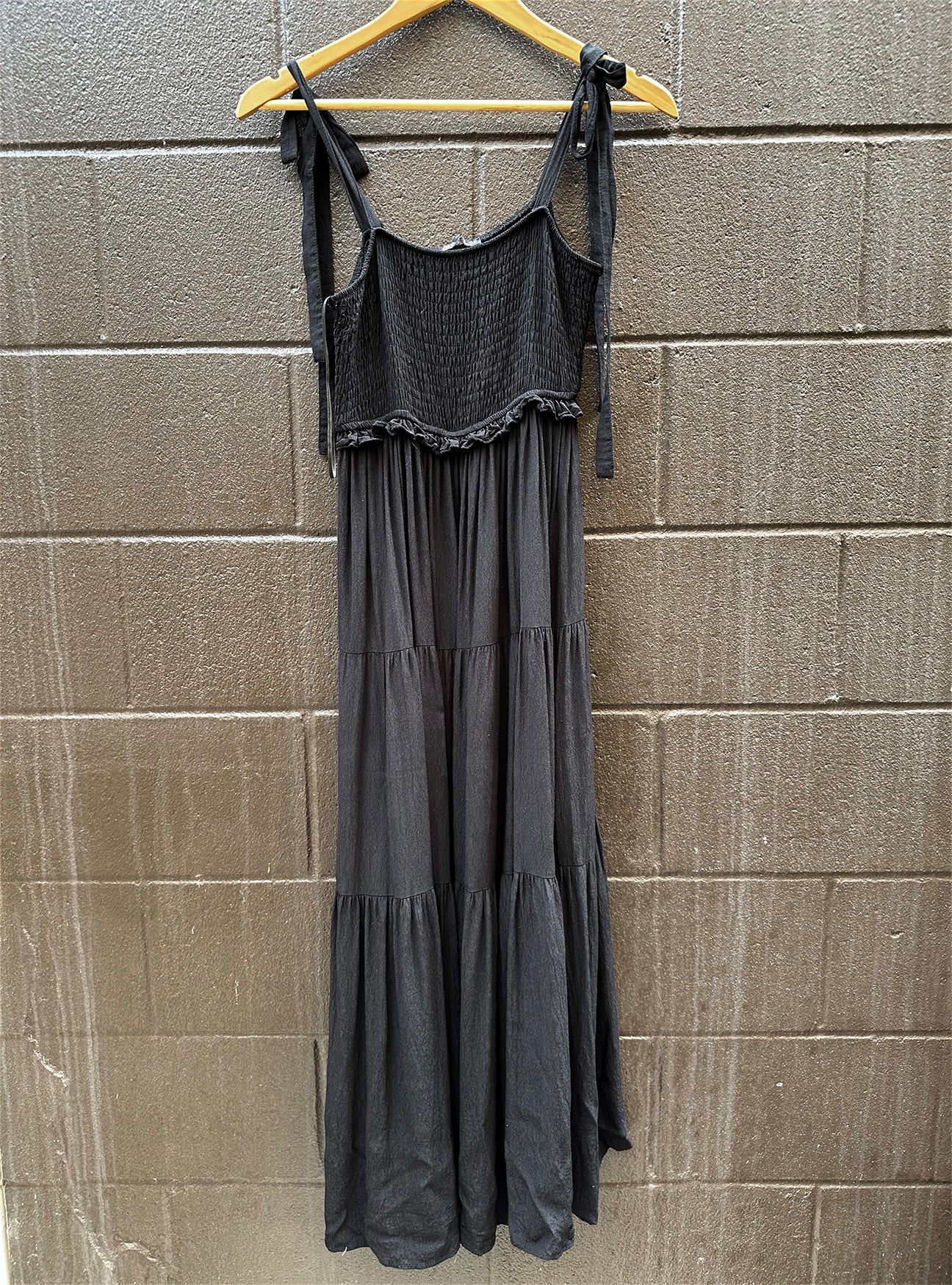 Vintage Dress Black Strap 50057 size XS