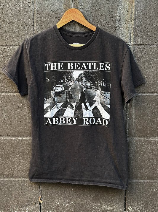 Vintage Tee "The Beatles Abbey Road" 50088 Black size M