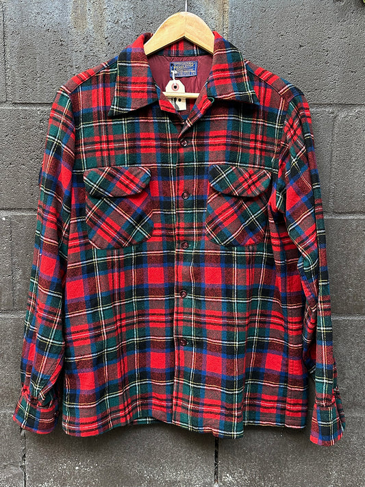 Plaid Flannel Shirt "Pendleton" 50111 Red/Blk M