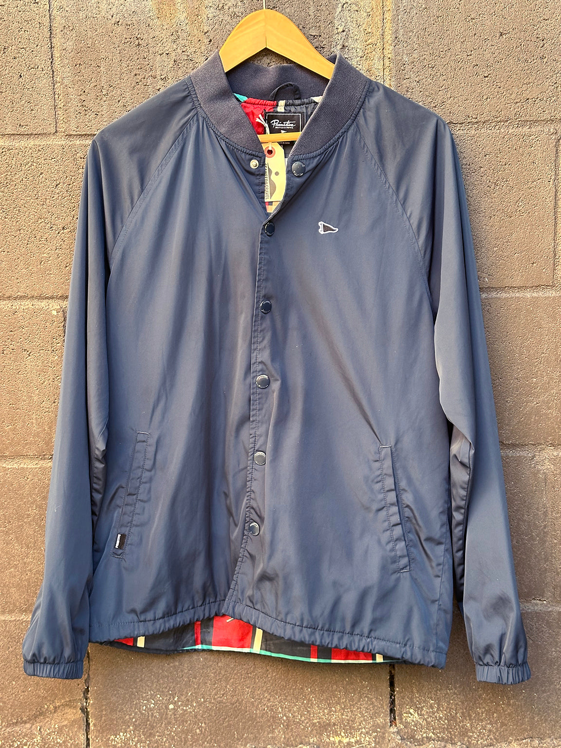 Vintage Jacket Windbreaker 50113 Navy size M