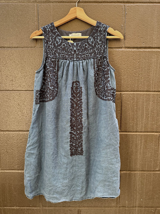 Vintage Dress "Madewell" 50151 Navy size S