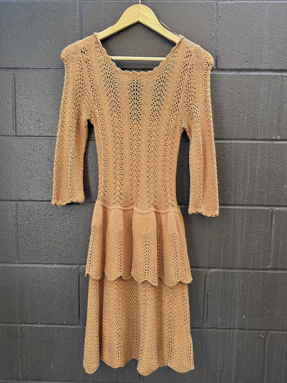 Vintage Dress Knit "Knitted and Knotted" 50157 size S