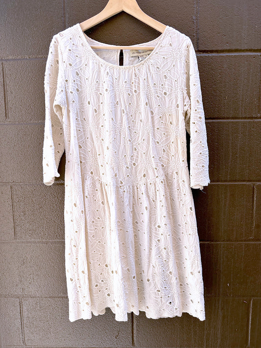 Vintage Dress Eyelet "Lili Wang" 50188 size S