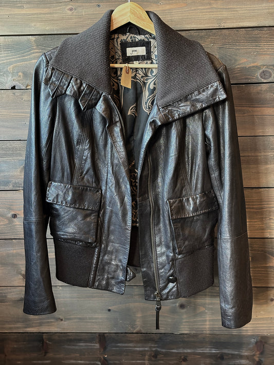 Vintage Jacket Bomber Leather 50714 size M