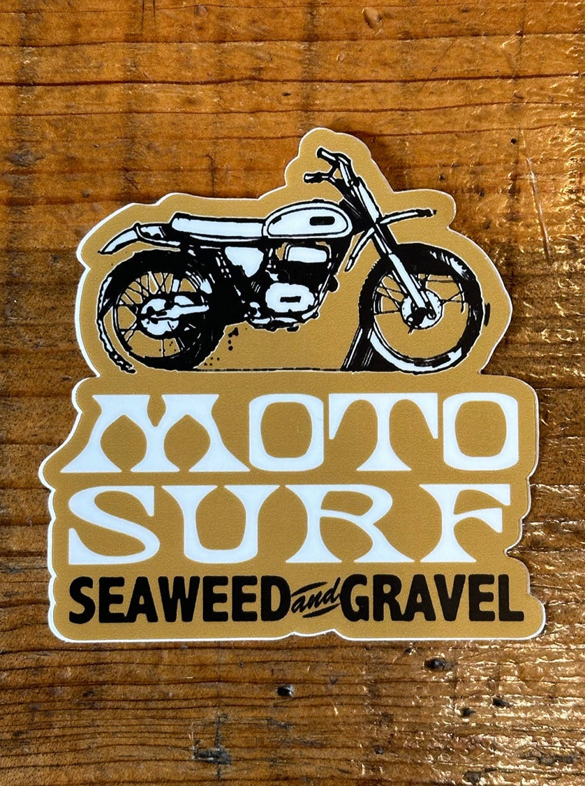 Stickers Die Cut Seaweed & Gravel