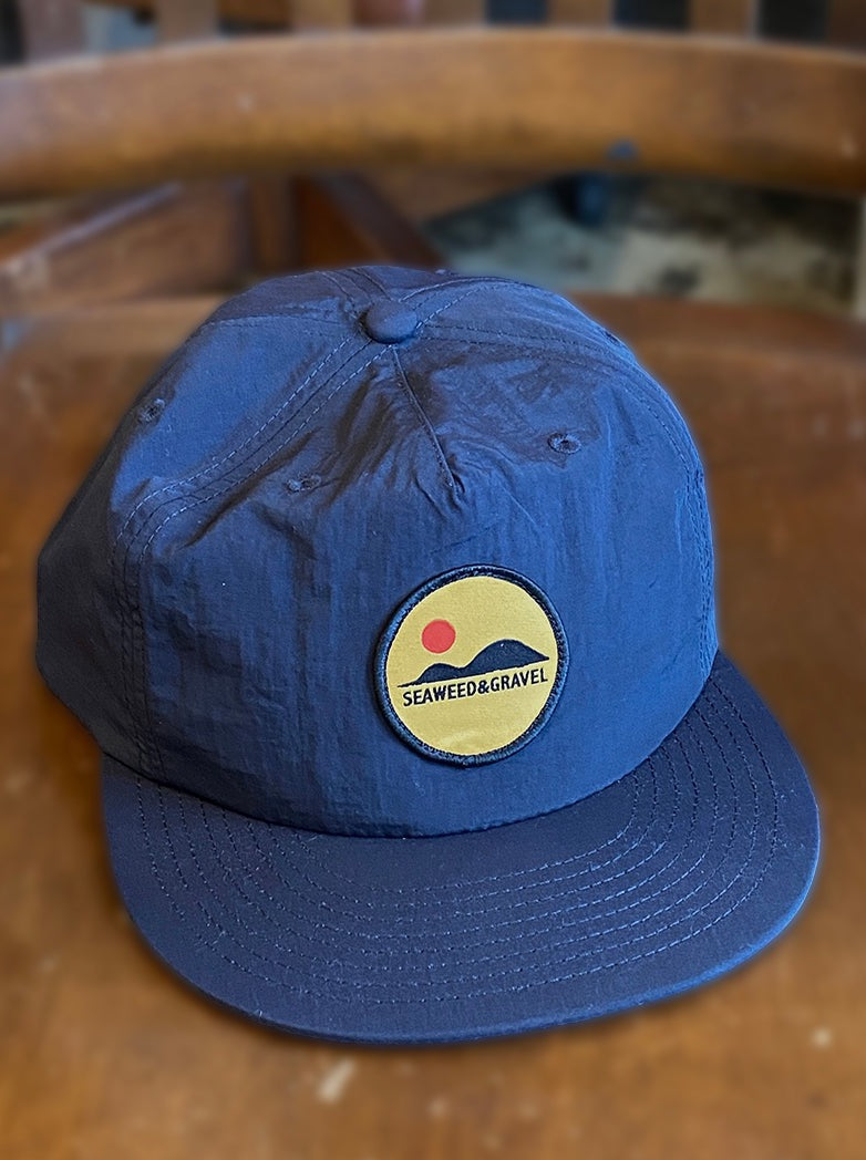 Cap "Hills" Nylon Navy Hat by Seaweed and Gravel