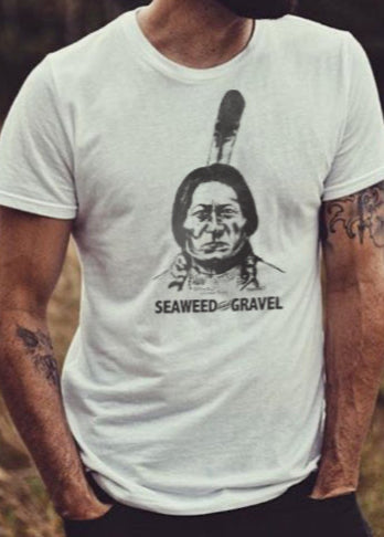 Tee "Sitting Bull" White S/S Original Respect