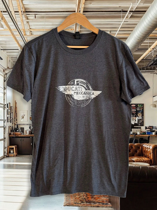 Vintage T-Shirt "Ducati" Charcoal Hearther L