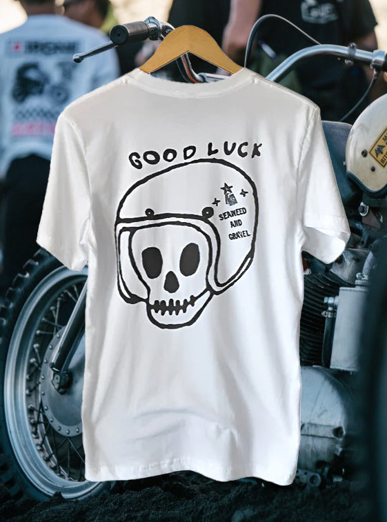 T-Shirt "Good Luck Original" White S/S