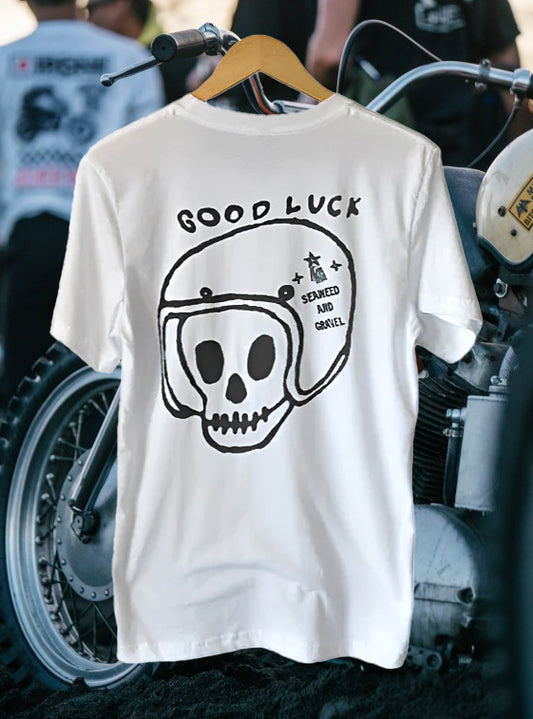 T-Shirt "Good Luck Original" White S/S