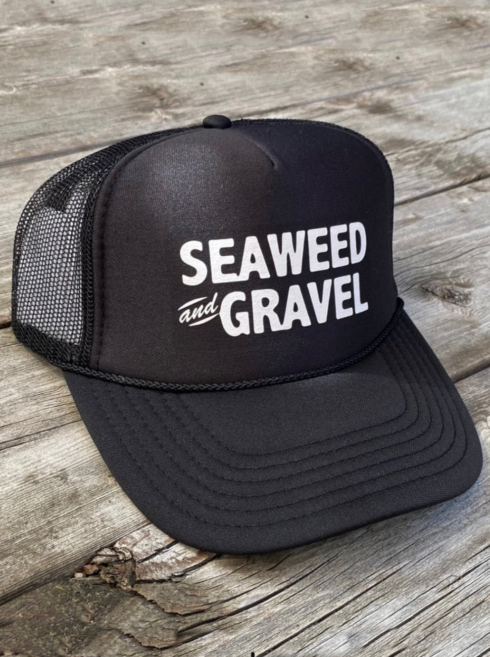 Cap Trucker Seaweed & Gravel Logo