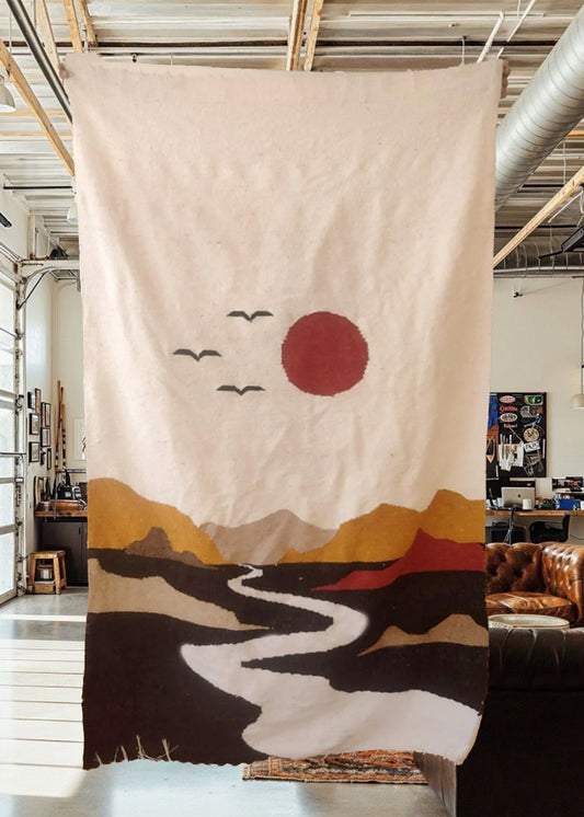 Mexican Blanket Road into the Hills