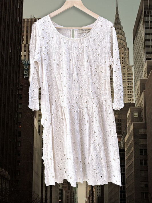 Vintage Dress Eyelet "Lili Wang" 50188 size S