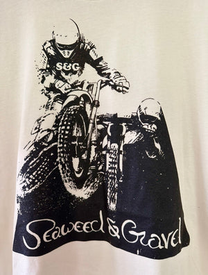 Tee Special Edition "Motocross" Washed White
