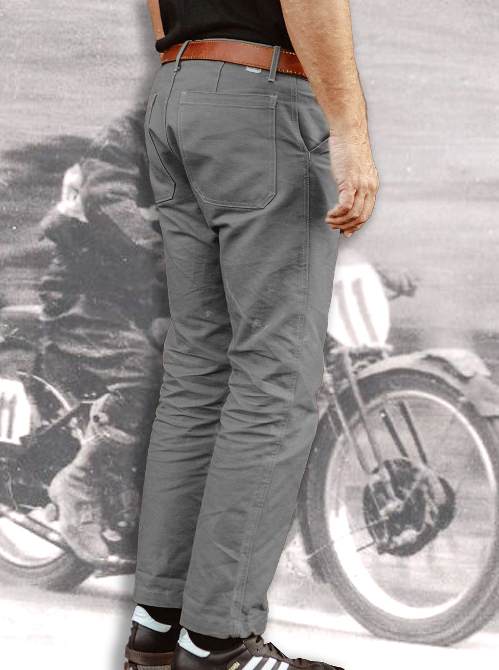 Canvas Pant "Malcolm" Gray