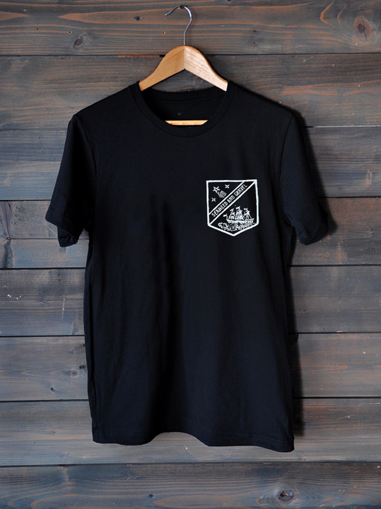 T-Shirt "Seaward Pocket" Black