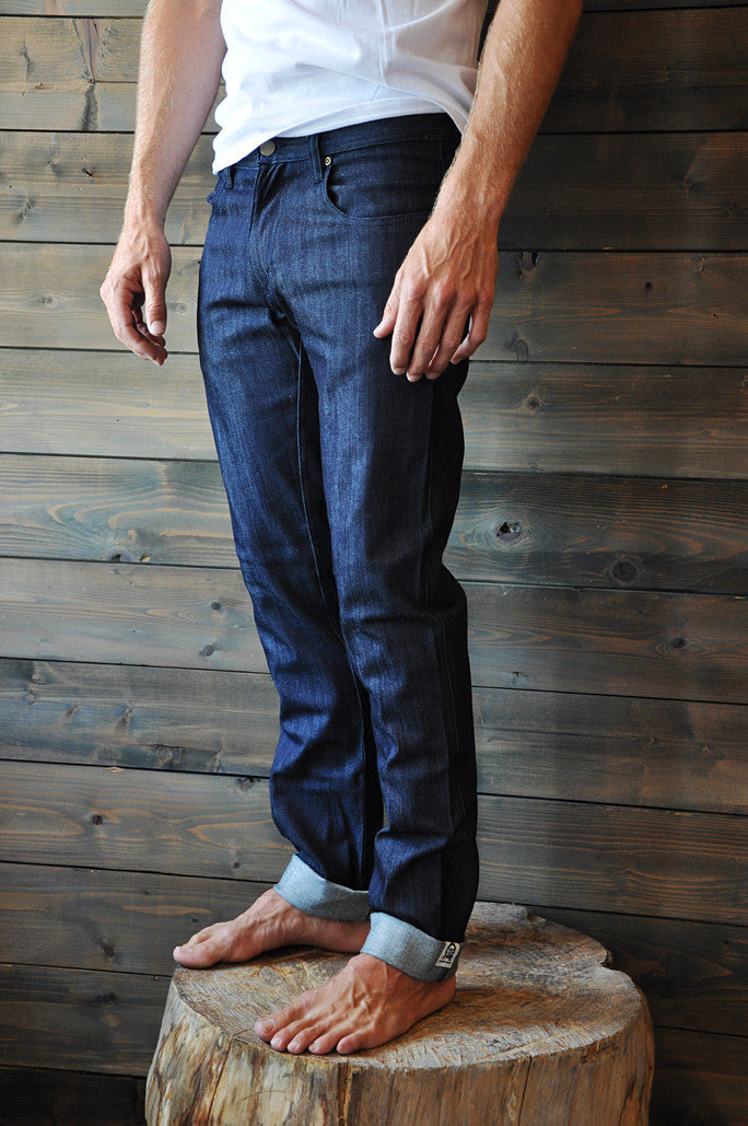 Denim S&G Mens Slim Jeans Indigo take 30% – & Gravel