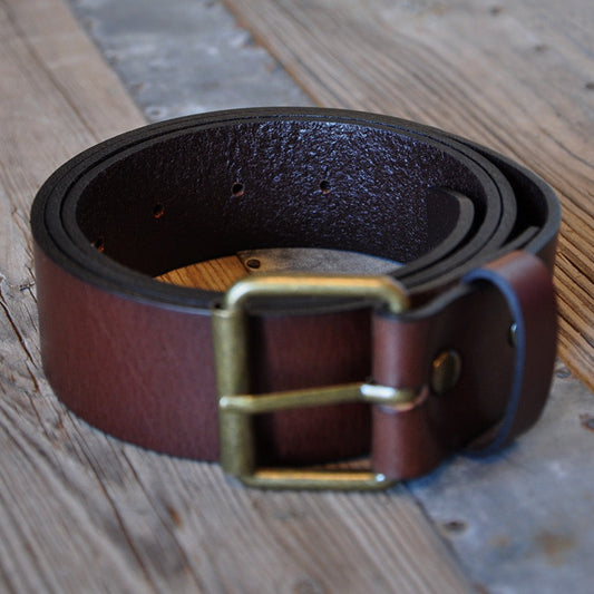 Belt Leather Brown by S&G