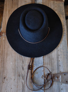 Hat Wool Black L by Minga #300625
