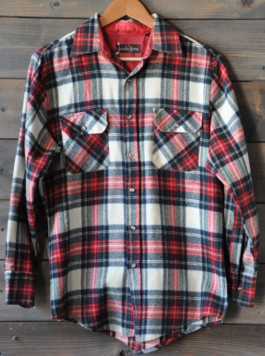 Plaid L/S Flannel Shirt 300438 S